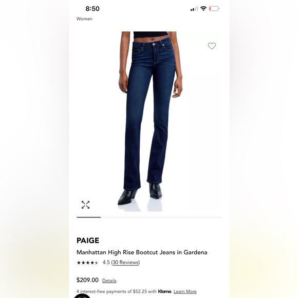 High Rise Paige Jeans - Picture 7 of 7